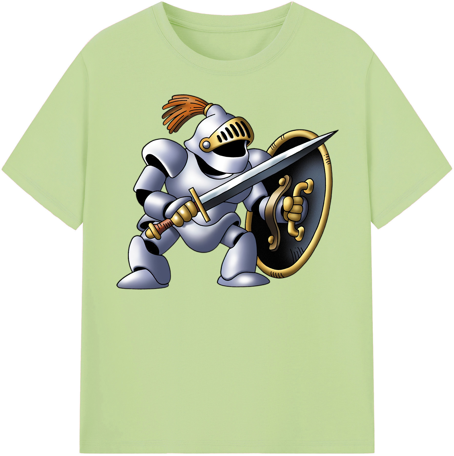 （画像用） ドラゴンクエスト Doragon Kuesuto Dragon Quest 綿100％半袖Tシャツ（フロントプリント）